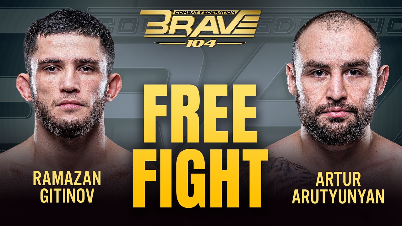 Ramazan Gitinov vs Artur Arutyunyan | Full Fight | BRAVE 104 - Belgrade, Serbia